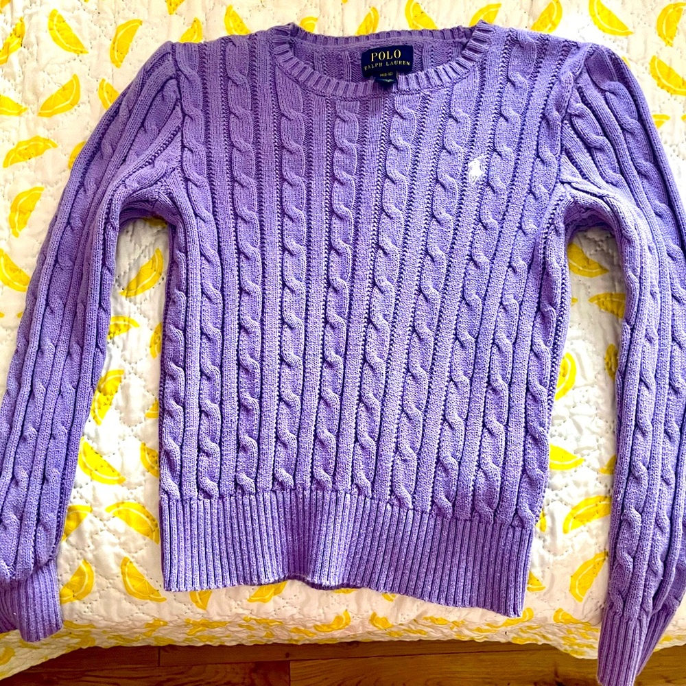 Girls Purple Sweater